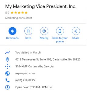 Google My Business Listing